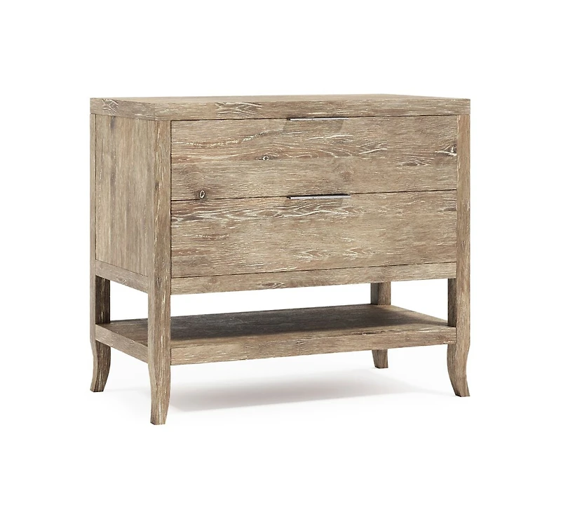 Bernhardt Tribeca 34" Wood 2-Drawer Nightstand