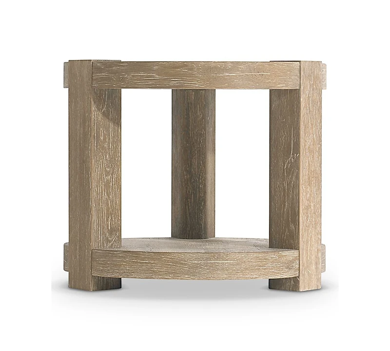 Bernhardt Tribeca 26" Wood Round Side Table