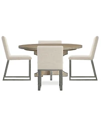 Bernhardt Tribeca 5-Piece Round Dining Set (Table & 4 Side Chairs)