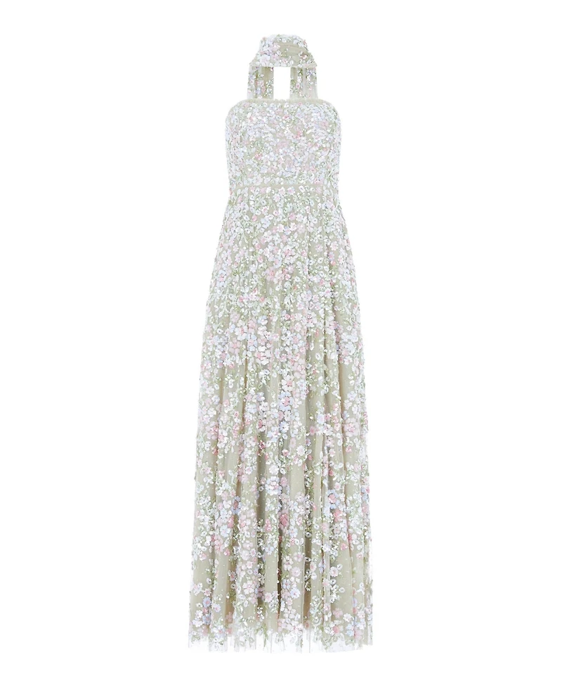 Needle & Thread Women's Dream Garland Strapless Gown