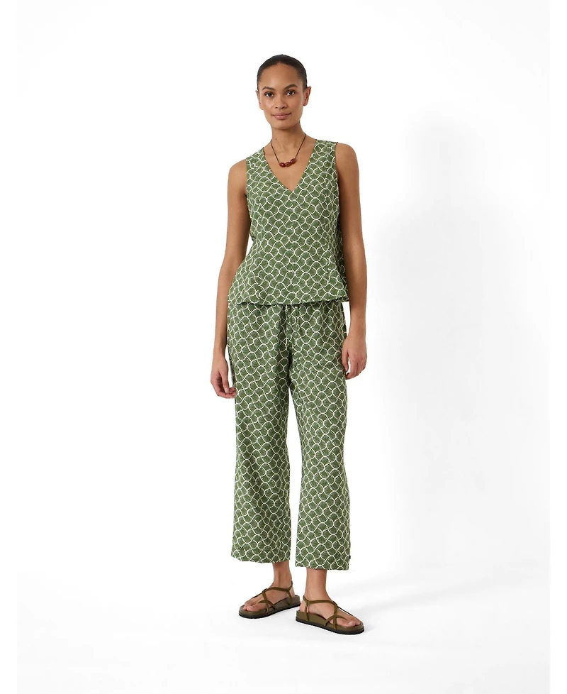 Hush Women's Sybil V-Neck Air Flow Godet Top