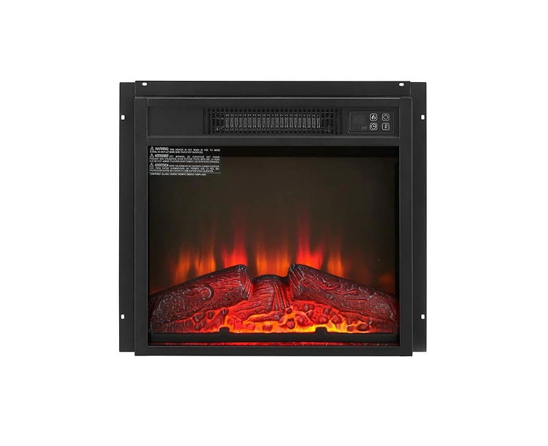 sumyeg Electric Fireplace Insert 18" 1400W 120V with Remote Control