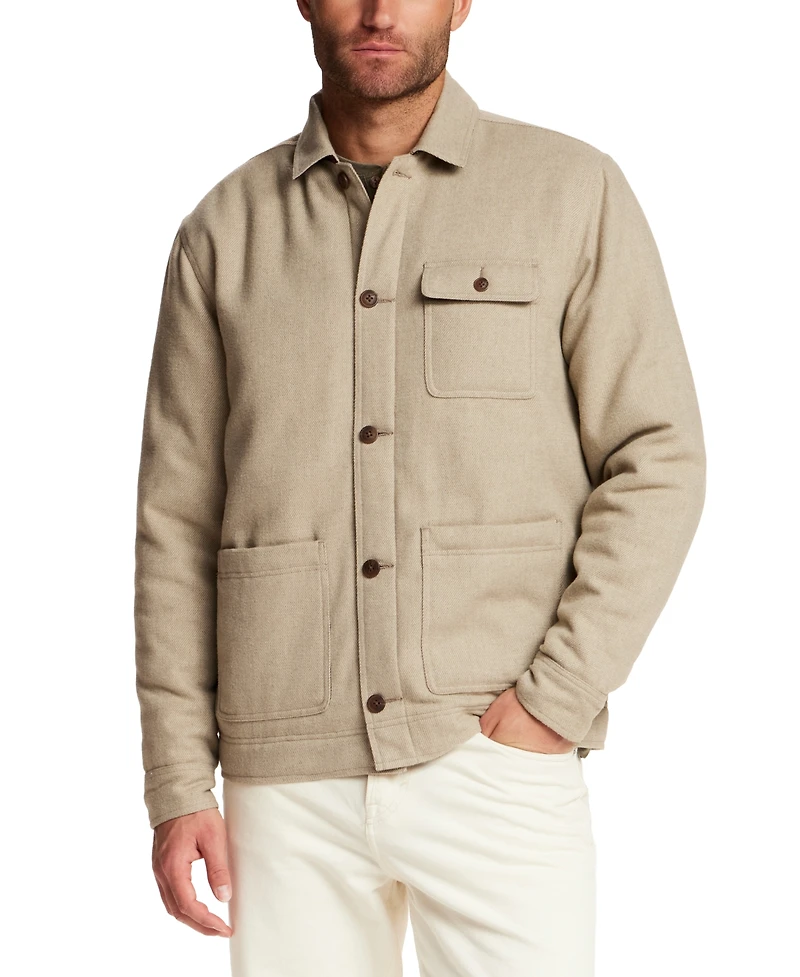 Weatherproof Vintage Men's Faux Wool Padded Jacket