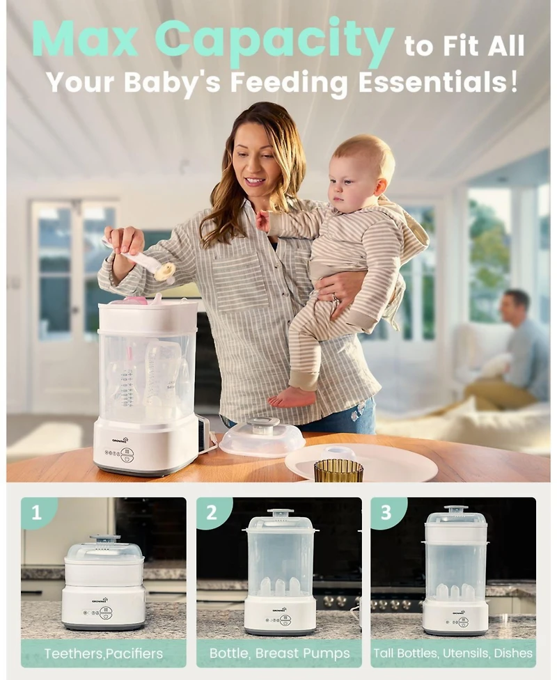 Grownsy Baby Bottle Sterilizer and Dryer