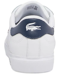 Lacoste Powercourt Leather Lace-Up Tennis Sneakers
