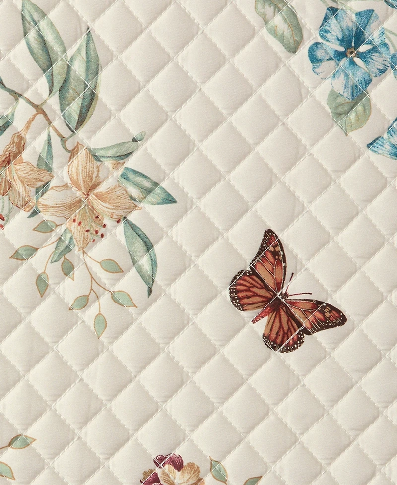 Lenox Butterfly Meadow Fall Quilted Runner, 14" x 72"