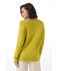 Celtic and Co. Women's Alpaca Silk Blend Crew Neck Sweater