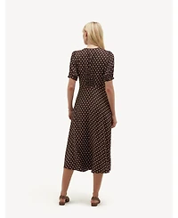 Hobbs London Women's Rosalind Contrast Sleeveless Dress