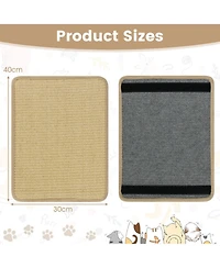 Hongge Horizontal Sisal Cat Scratching Mat Set of 6, 24 x 16 Inch