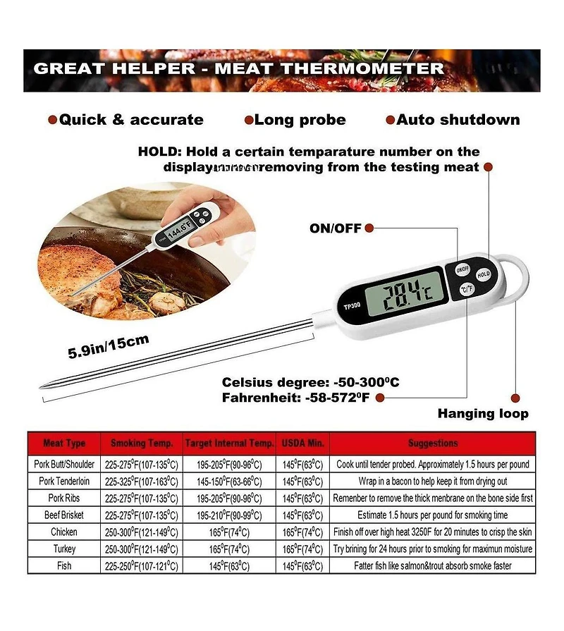 Xdovet Bbq Grill Accessories Set Stainless Steel Case