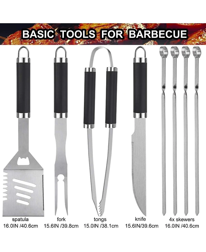 Xdovet Bbq Grill Tools Set with Meat Injector