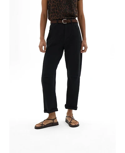 Hush Women's Cordi Barrel-Leg Twill Pants