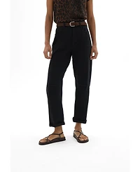 Hush Women's Cordi Barrel-Leg Twill Pants