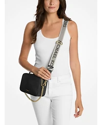 Michael Michael Kors Bryant Medium Double Zip Chain Camera Nylon Crossbody