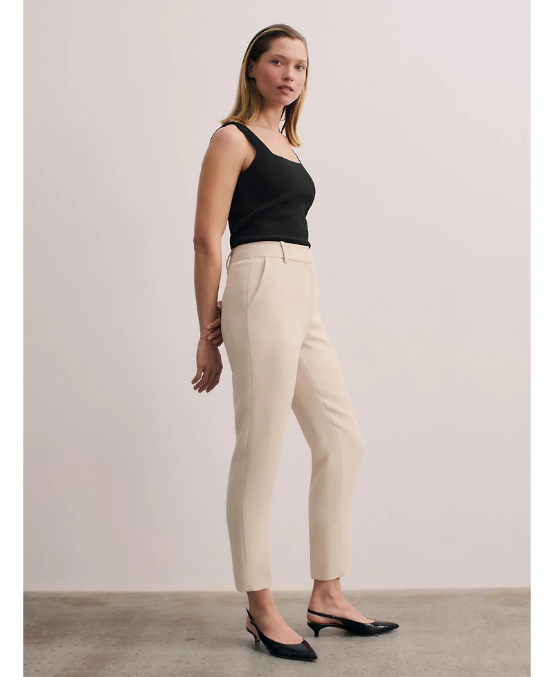 The Fold Women's Tavira Doppio Crepe Pants
