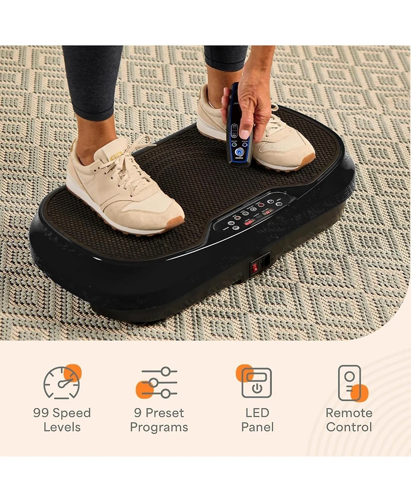 LifePro Waver Mini Vibration Plate – Whole Body Machine for Weight Loss, Toning & Wellness