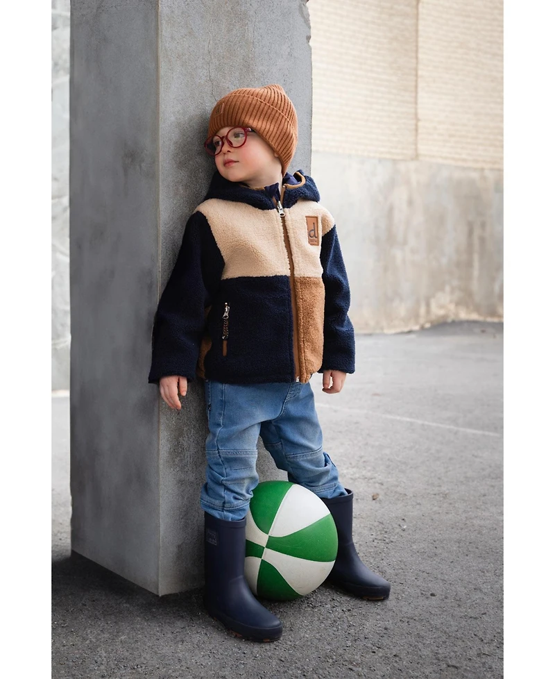 Deux par Little and Big Boy Reversible Mid-Season Jacket