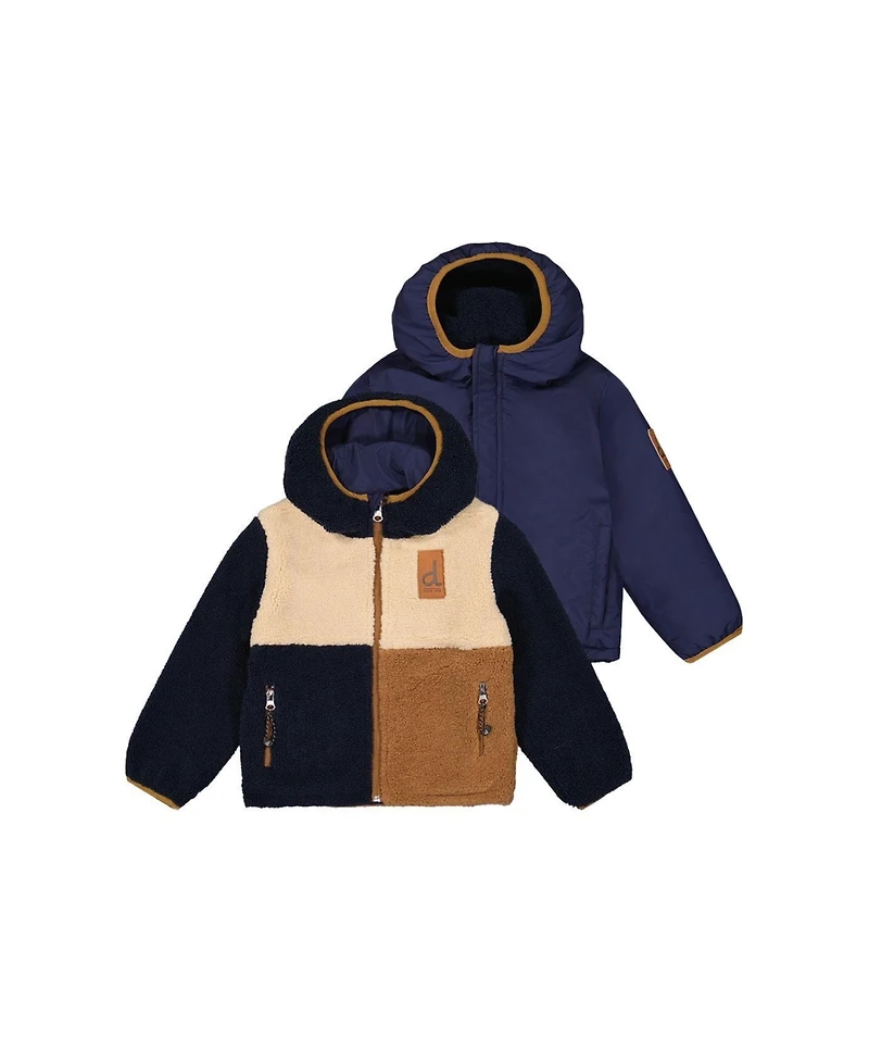 Deux par Little and Big Boy Reversible Mid-Season Jacket