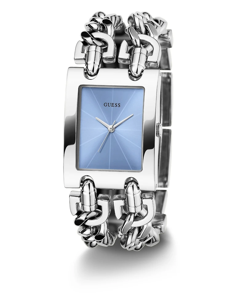 Guess Women's Quartz Silver -Tone Stainless Steel Watch 28mm