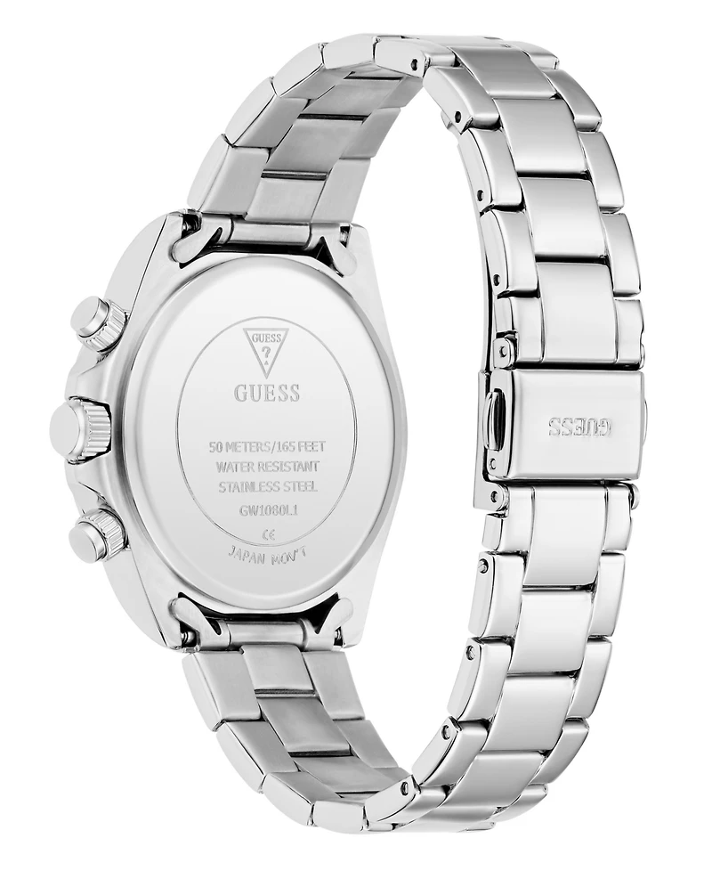 Guess Women's Quartz Silver-Tone Stainless Steel Watch 36mm