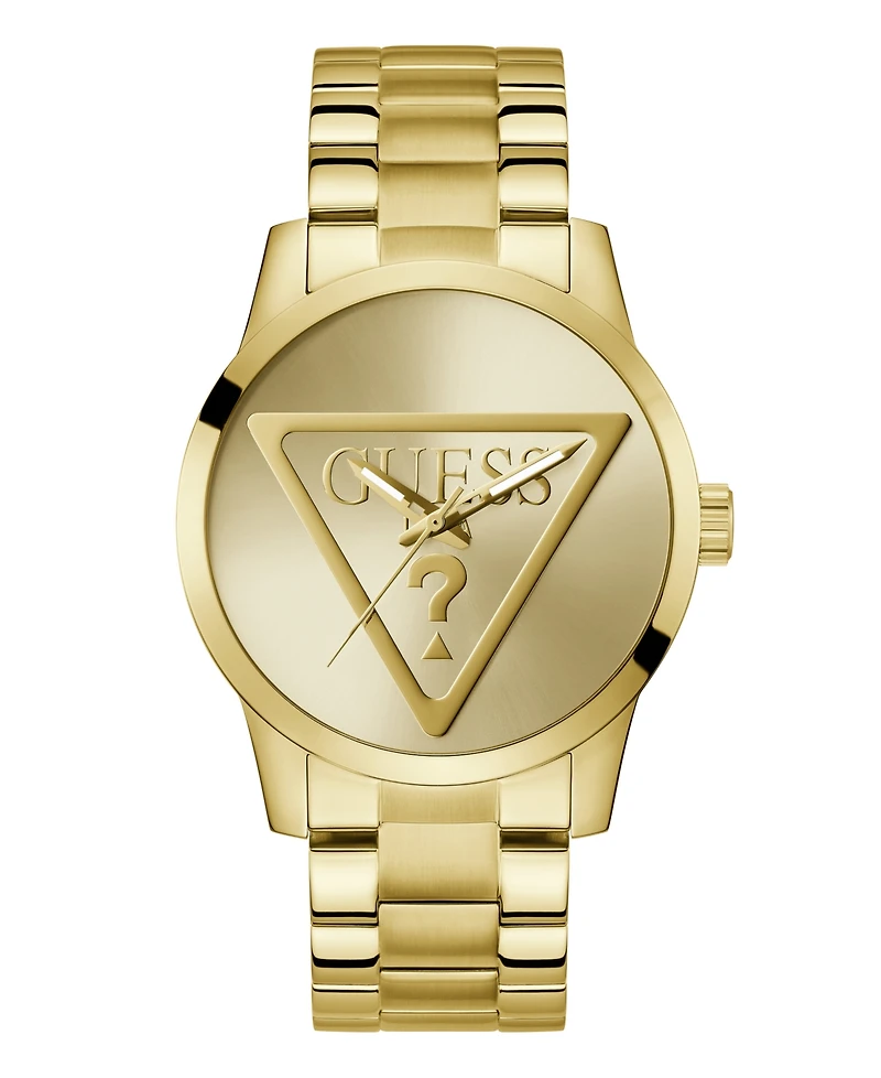 Guess Men's Quartz Gold-Tone Stainless Steel Watch 44mm