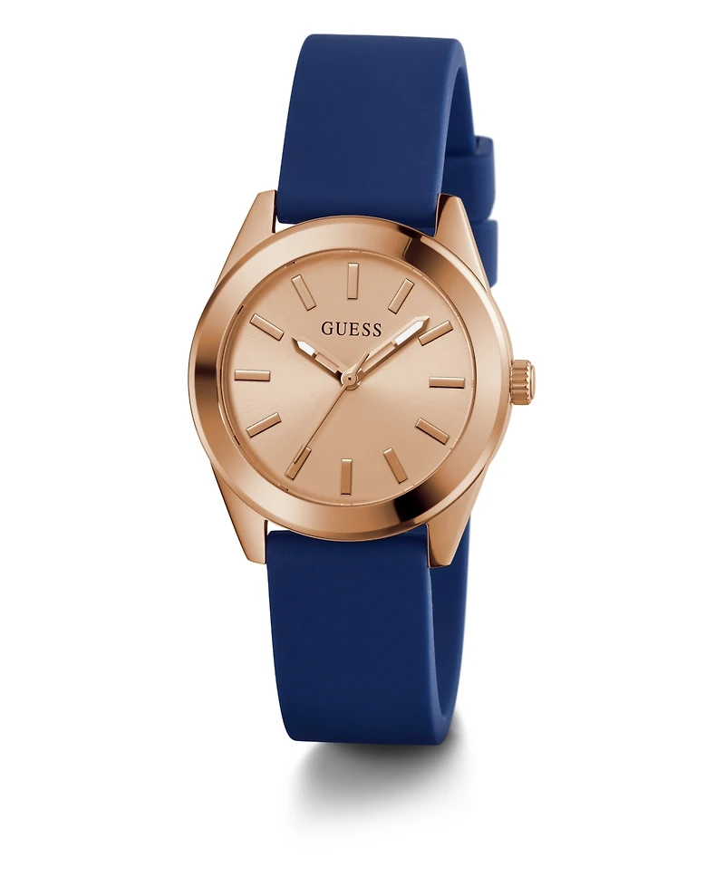 Guess Women's Quartz Blue Silicone Watch 32mm
