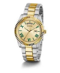 Guess Men's Quartz Two-Tone Stainless Steel Watch 42mm
