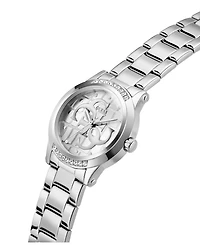 Guess Women's Quartz Silver-Tone Stainless Steel Watch 36mm