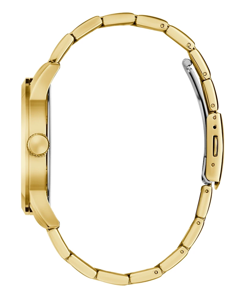 Guess Men's Quartz Gold-Tone Stainless Steel Watch 44mm