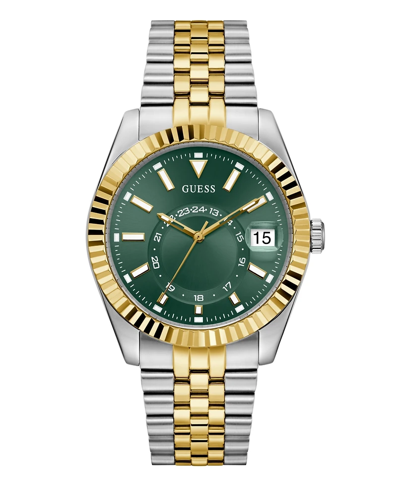 Guess Men's Quartz Two-Tone Stainless Steel Watch 42mm