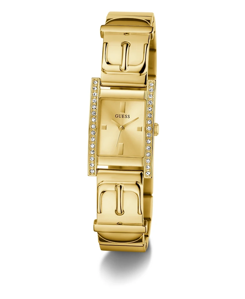 Guess Women's Gold -Tone Stainless Steel Watch 43 mm x 42 mm