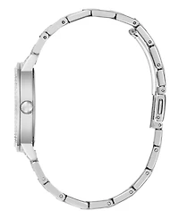 Guess Women's Quartz Silver-Tone Stainless Steel Watch 34mm