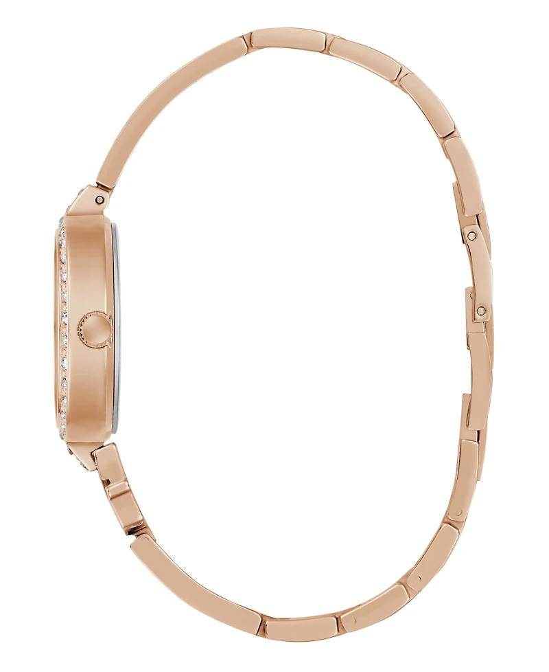 Guess Women's Quartz Rose Gold-Tone Stainless Steel Watch 28mm