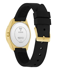 Guess Women's Quartz Black Silicone Watch 32mm