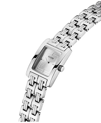 Guess Women's Quartz Silver-Tone Stainless Steel Watch 24mm x 23mm