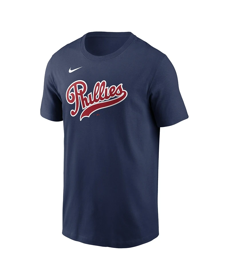 Nike Men's Trea Turner Navy Philadelphia Phillies 2026 Field of Dreams Name Number T-Shirt