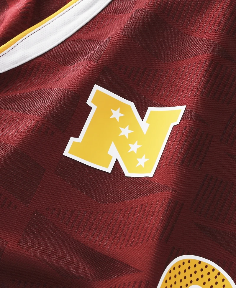 Fanatics Men's Burgundy Washington Commanders Football x Football Collared Fan Top