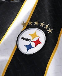 Fanatics Big Boys and Girls White Pittsburgh Steelers Football x Football V-Neck Fan Top