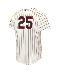 Nike Big Boys and Girls Byron Buxton Cream Minnesota Twins 2026 Field of Dreams Replica Jersey