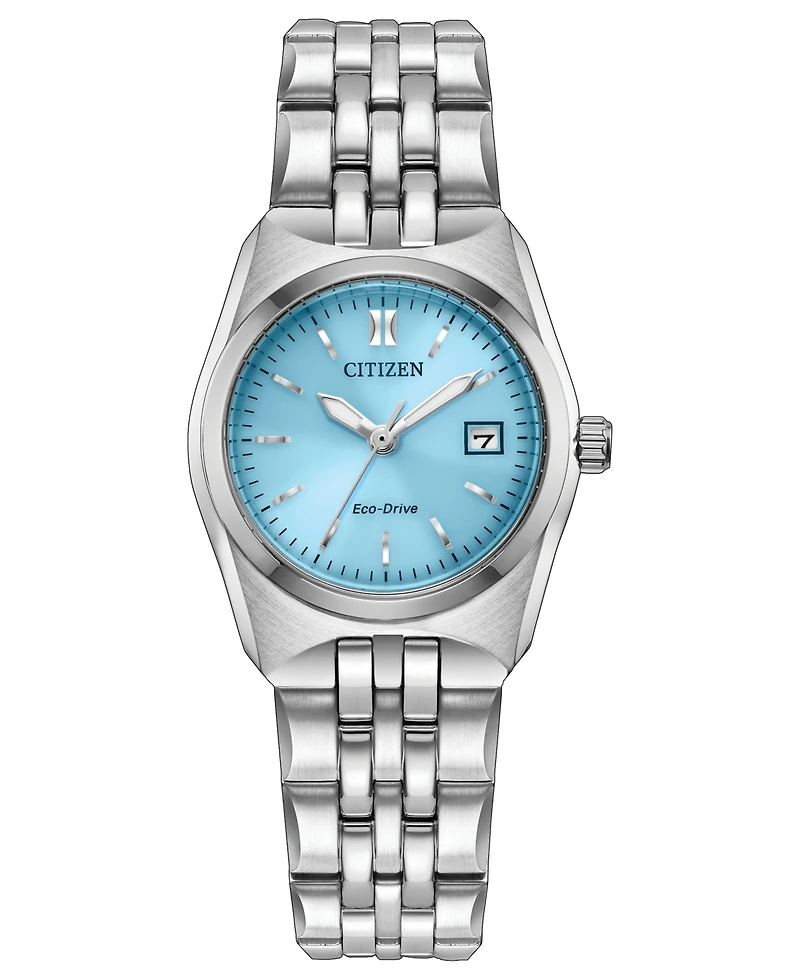 Citizen Women's Corso Silver-Tone Stainless Steel Bracelet Watch 27mm
