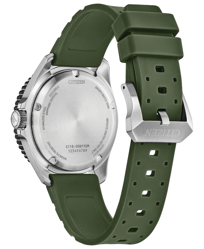 Citizen Men's Promaster Sea Dive Green Strap Watch 40.6mm