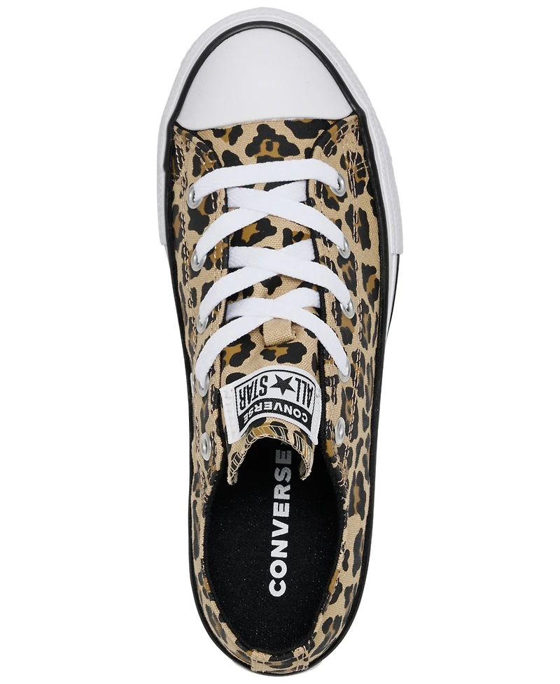 Converse Little Girls Chuck Taylor All Star Leopard Print Lifestyle Sneakers from Finish Line