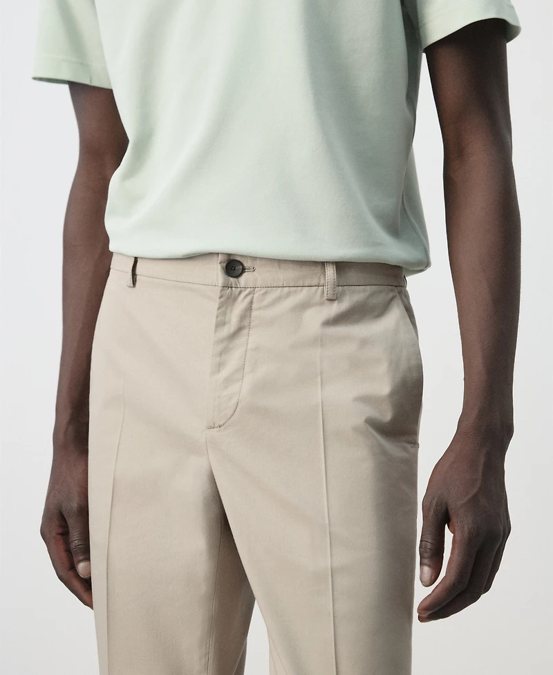Mango Men's Slim-Fit Cotton-Lyocell-Blend Pants