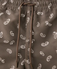 Mango Men's Drawstring Printed Swimsuit
