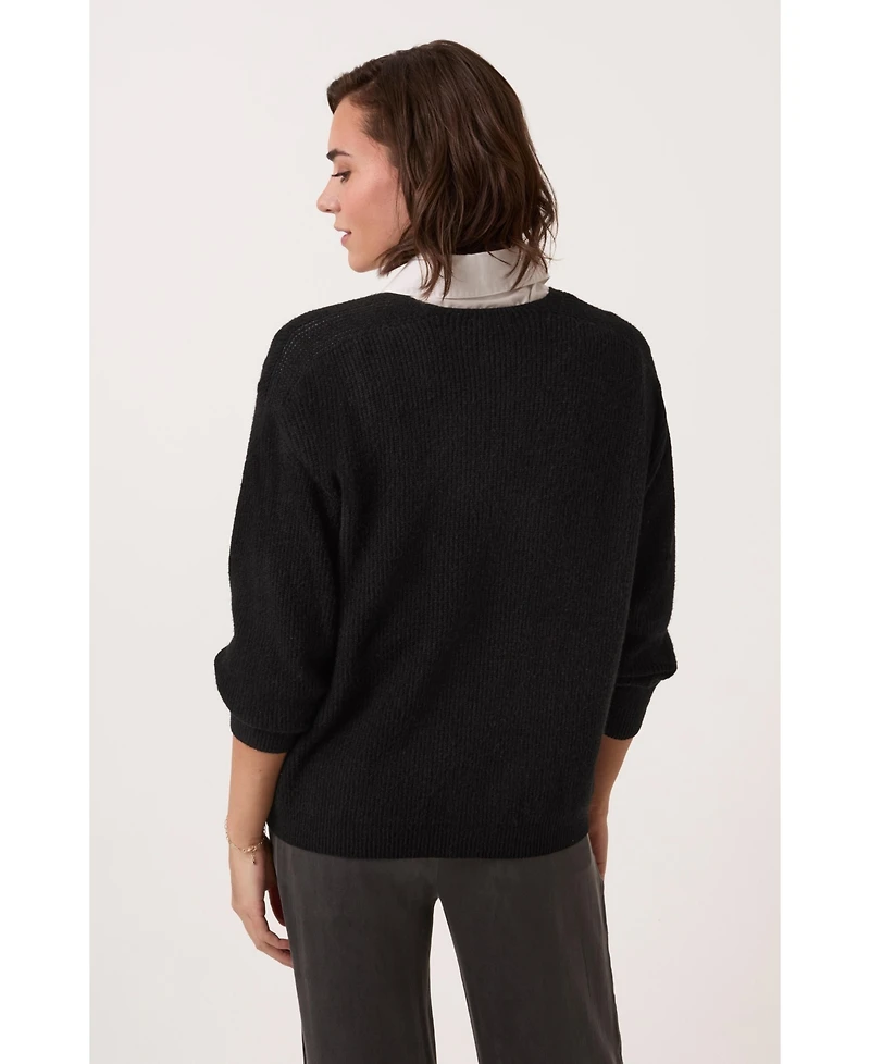 Celtic & Co. Women's Ribbed V-Neck Jumper