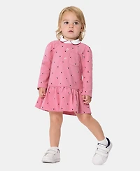 Tommy Hilfiger Baby Girls' Long-Sleeve Dress and Bloomers, 2-Piece Set