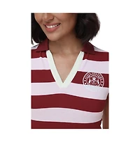 Juicy Couture Women's Cropped Stripe Polo Top