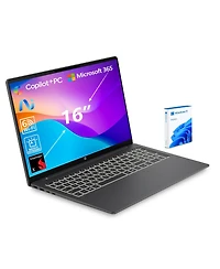 Hp OmniBook 3 16" Traditional Laptop Qualcomm Snapdragon X 16GB Ram Qualcomm Adreno X1-45 2TB Ssd Storage Windows 11 Home 60Hz