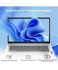 Hp 17.3" Touchscreen Business Copliot Ai Laptop, Intel Core Ultra 5 225U, 32GB DDR5 Ram, 2TB Ssd, Wi-Fi 6, Win11 Pro