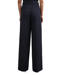 Reiss Women's Gabi High-Waisted Wide-Leg Suit Pants
